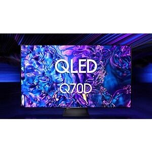 A Samsung QLED Q70D TV.