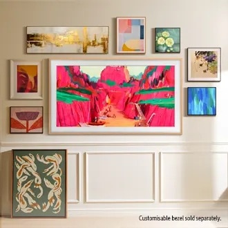 [65" Thé F~rámé~ Pró 4K~ Sáms~úñg V~ísíó~ñ ÁÍ S~márt~ TV (2025) Bl~áck]