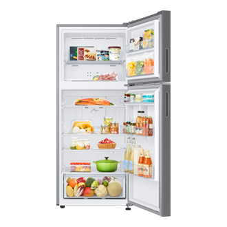 RT6300C Top Mount Freezer Refrigerators with Optimal Fresh+ Front-Open-With-Food Silver 
