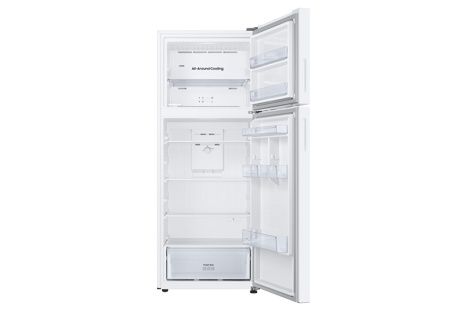 RT6300C Top Mount Freezer Refrigerators with Optimal Fresh+ Front-Open-Without-Food White 