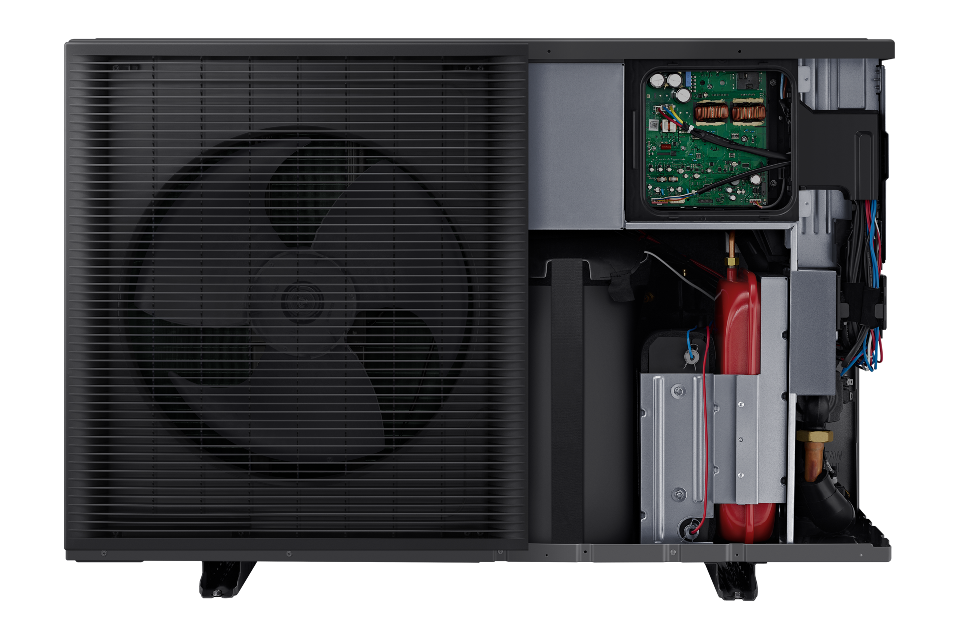 AE6000C EHS R290 MONO with R290 Refrigerant Pump Intergrated Front-Open Black 