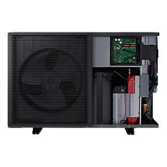 AE6000C EHS R290 MONO with R290 Refrigerant Pump Intergrated Front-Open Black 