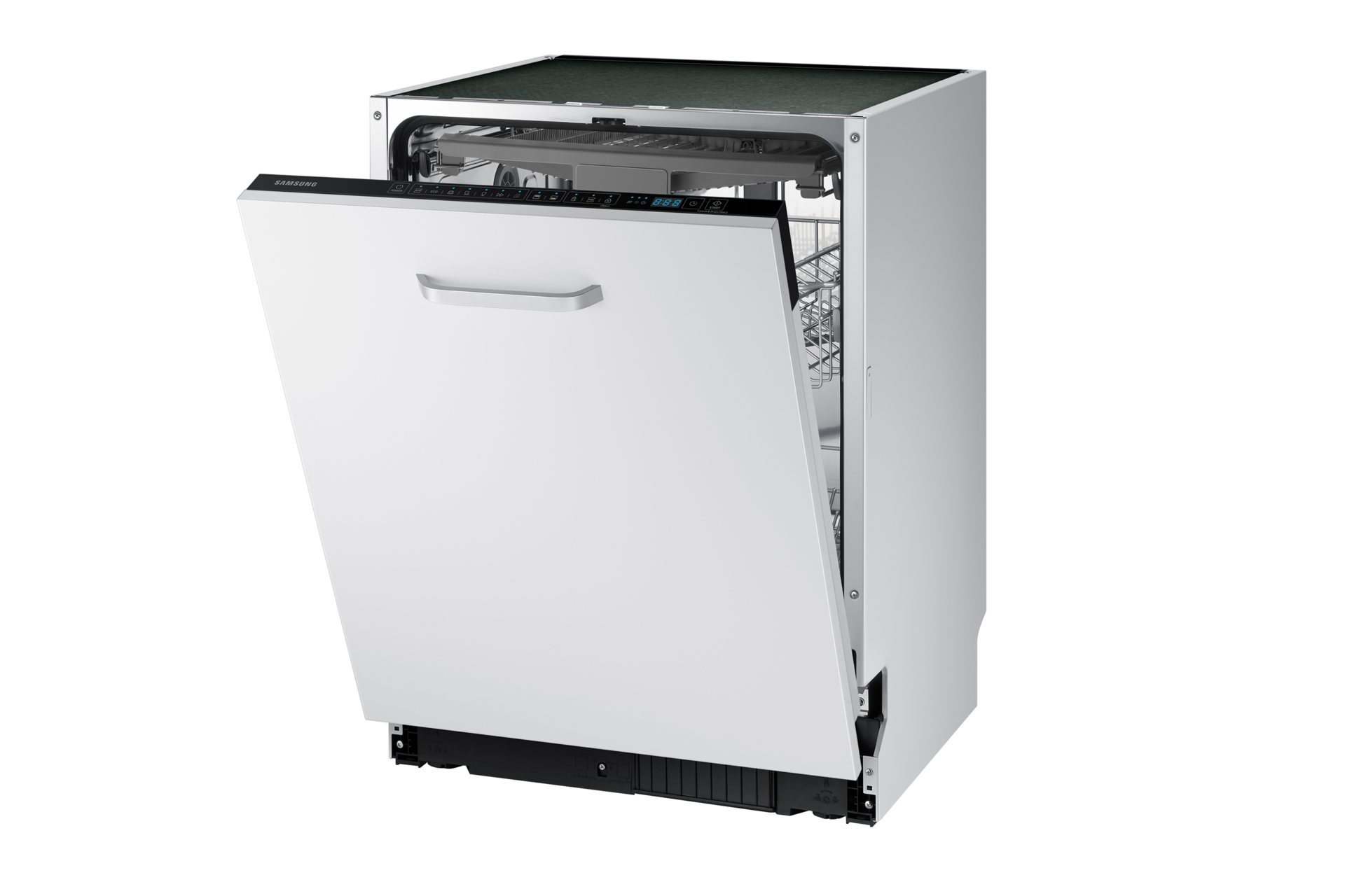 DW5500MM Dish Wahser with Wide Led display R-Perspective-Open White 