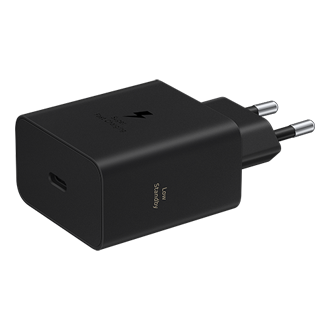 60W Power Adapter (Black) L-Perspective Black 