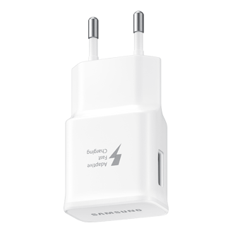 Travel Adapter with USB type C - White