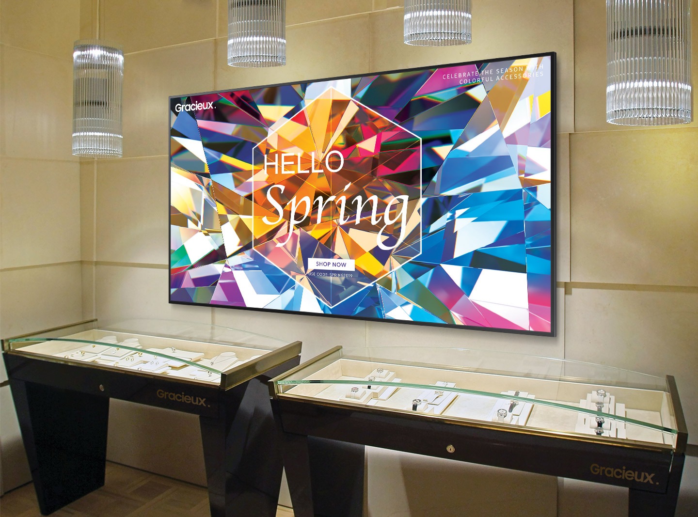 Samsung QB85C UHD 4K Signage Display