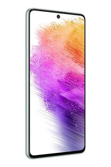 Màu sắc mới nhất của Samsung A73 5G - Awesome Gray sẽ khiến bạn ngất ngây vì độ đẹp và chất lượng của nó. Sản phẩm sở hữu thiết kế độc đáo và không gian màn hình rộng lớn để bạn thoải mái thưởng thức nhiều loại nội dung.