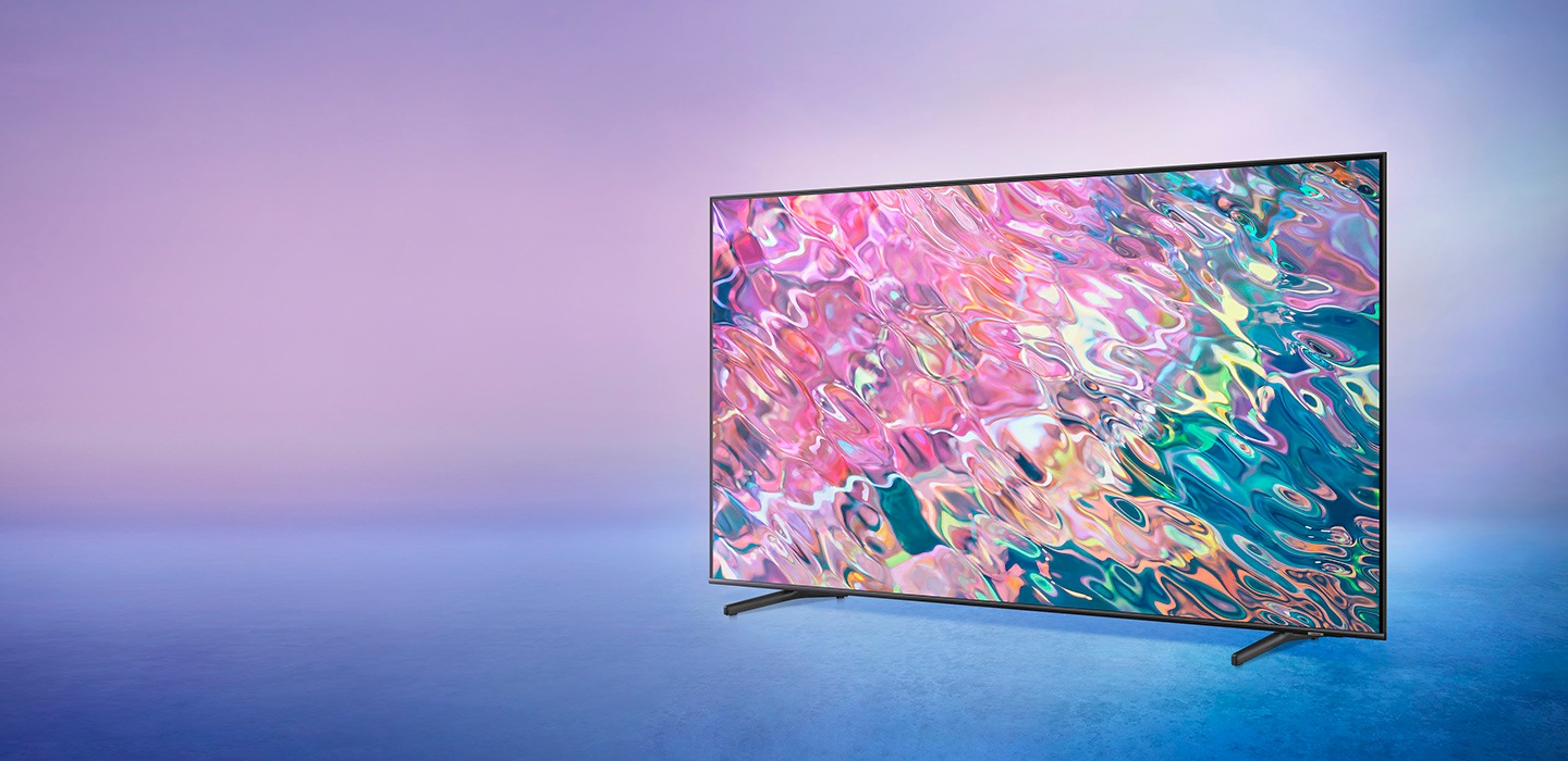 Q60B displays intricately blended color graphics which demonstrate long-lasting colors of Quantum Dot technology.
