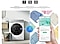 The SmartThings app helps Tailored care, Efficient energy use, Smart maintenance. Clothing Care displays AI recommendations for effortless laundry, Energy notifies best rates based on personal usage for powerful saving, Home Care helps easy upkeep the washing machine maintenance.