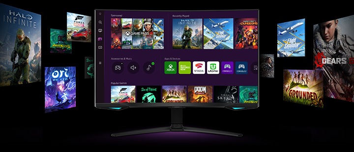 Samsung ODYSSEY G6 27″ 240Hz 2K QHD Curved Gaming Monitor, LS27BG650EMXUE, AYOUB COMPUTERS