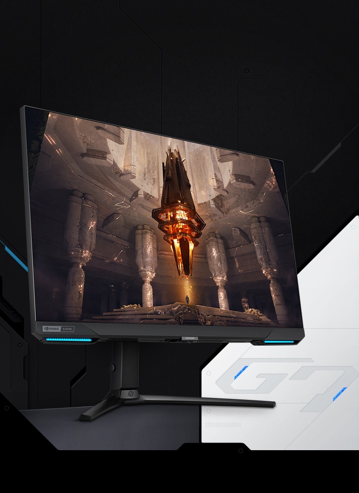 28 Gaming Monitor With UHD resolution and 144hz refresh rate  LS28BG702EMXUE