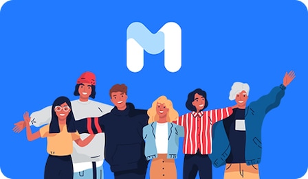 A group of friends, who have their arms around each other, are animated below a large Samsung Members Logo.
