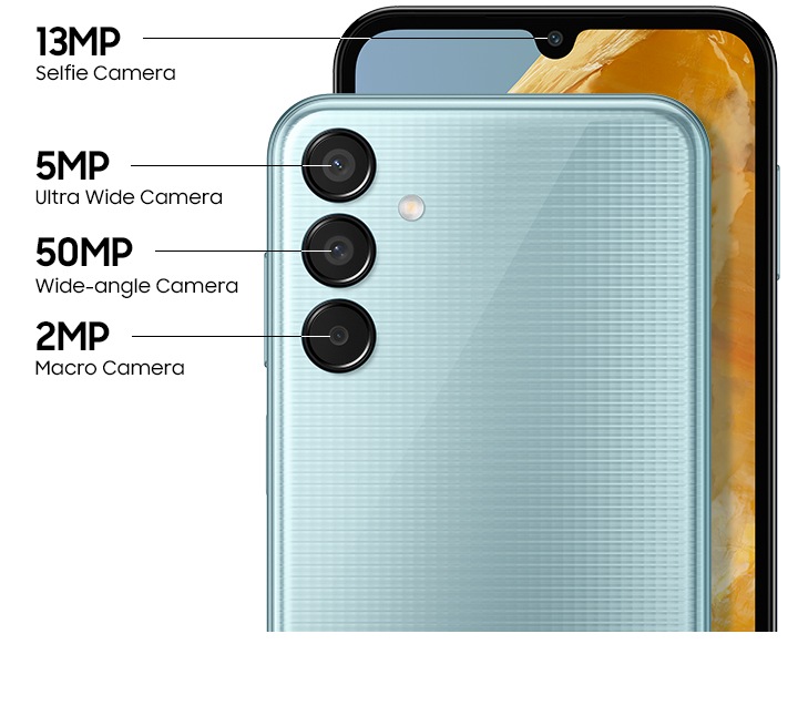 Galaxy M15 5G Dark Blue 128 GB | Samsung Levant