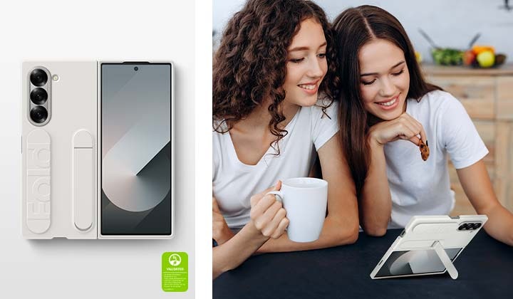 SAMSUNG - orz Galaxy Z Fold 6 Silicone Case Gray | Samsung Jordan