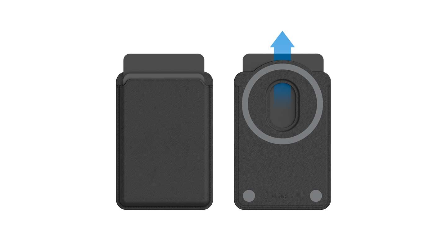 levant feature easy card storage and effortless access 544964136?$FB TYPE A JPG$ - Samsung Magnetic Wallet