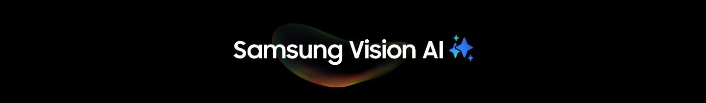 The words Samsung Vision AI with the Samsung AI logo.