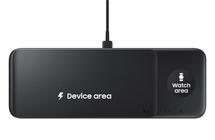 Buy Now Wireless Charger Trio - Black | Samsung Jordan
