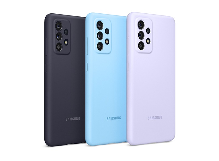 Galaxy A52 A52 5G Silicone Cover Violet Samsung Jordan