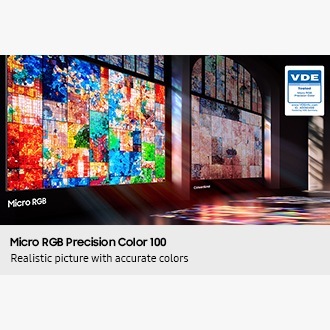 85" Micro RGB R85H 4K Samsung Vision AI Smart TV (2026) Titanium Black
