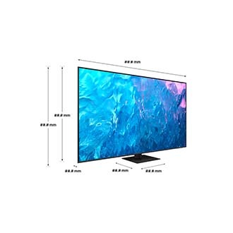 Dimension of Samsung QLED TV(## x ## x ## mm) Q70C with black center stand