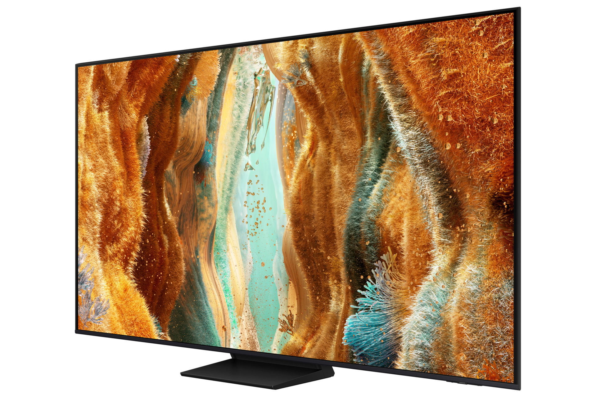 {size}" Neo QLED QN70F 4K Samsung Vision AI Smart TV (2025) R-Perspective1 Black 