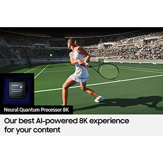 Neo QLED TV QN800C with Samsung’s powerful Neural Quantum Processor 8K improves content