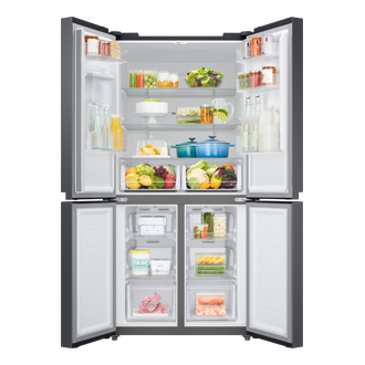 front-open-with-food Black