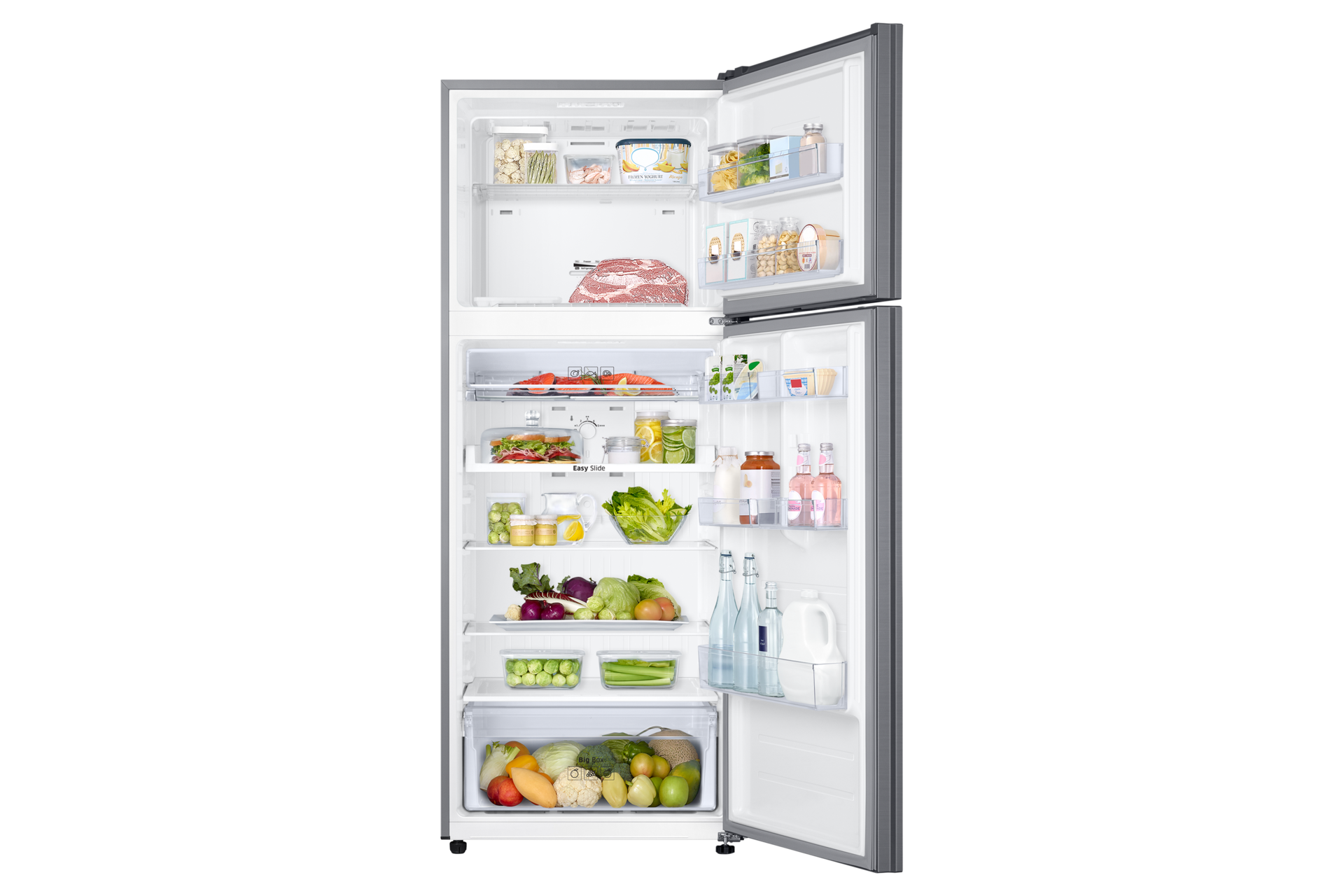 Samsung Refrigerator 453 Liter A+ Inverter Top Mount - Inox