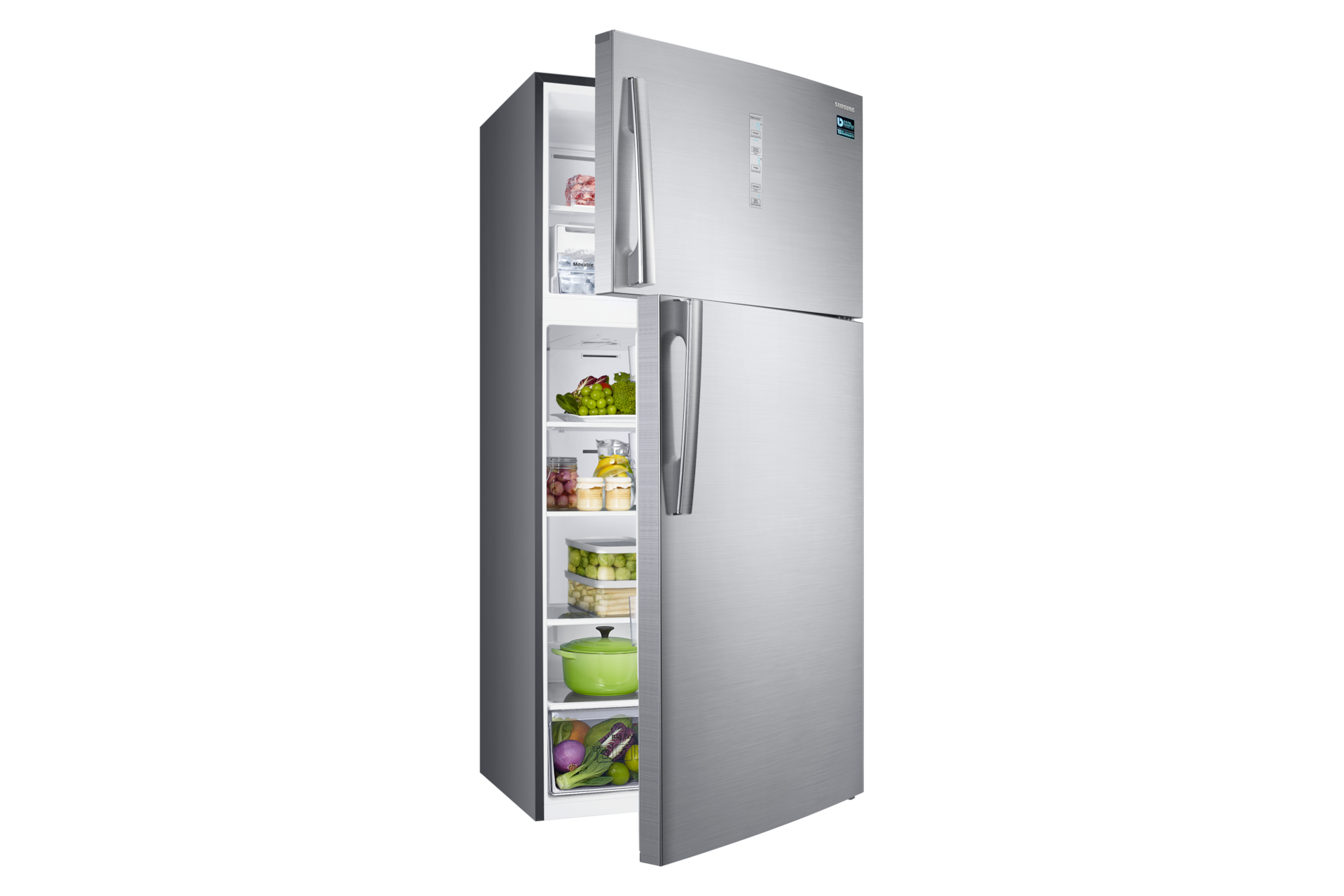 RT7000K Top Freezer with  Twin Cooling Plus™, 580L Dynamic Silver 