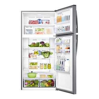 RT7000K Top Freezer with  Twin Cooling Plus™, 580L Front-Open-With-Food Silver 
