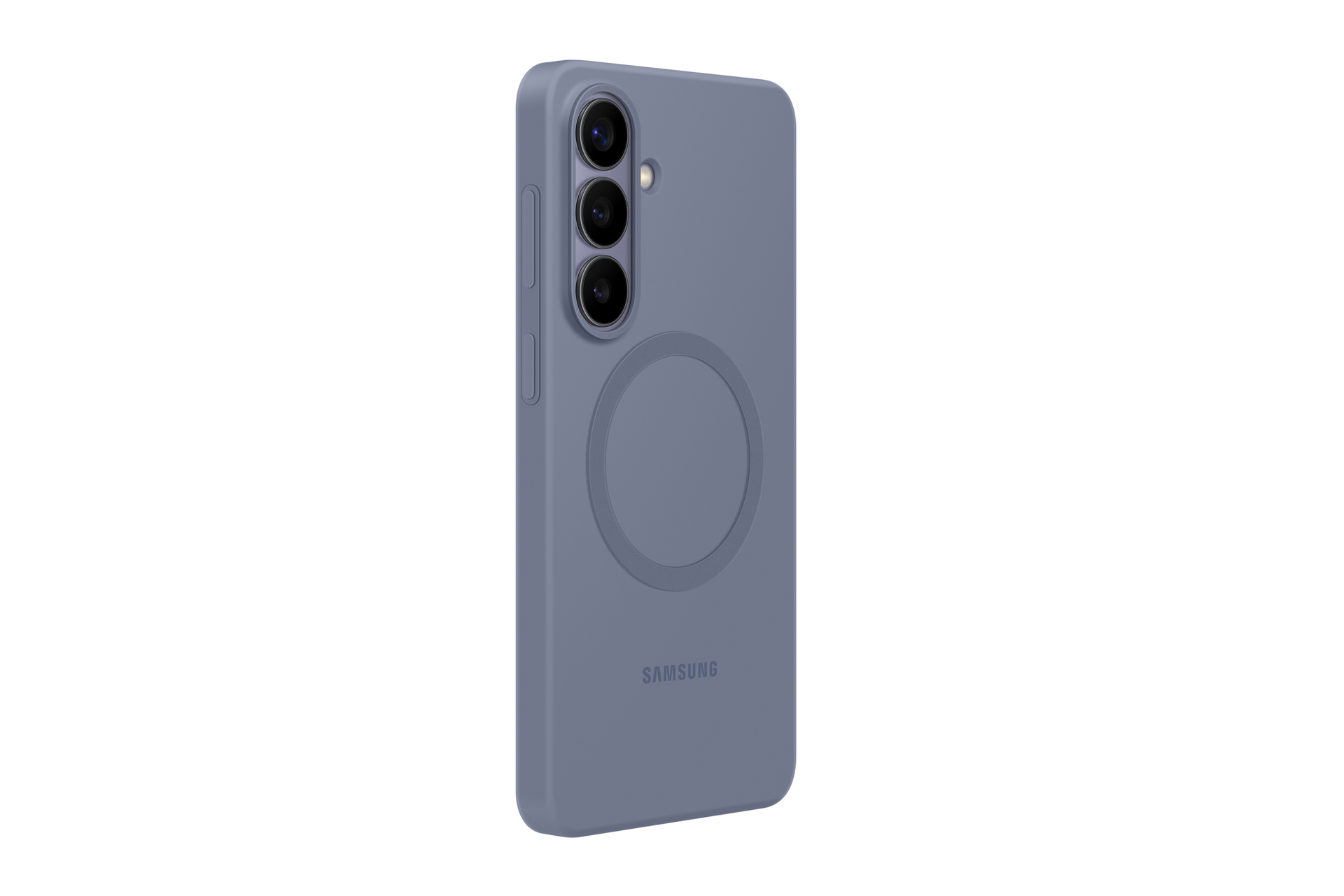 Galaxy S26+ Silicone Magnet Case Dynamic Blue Violet 