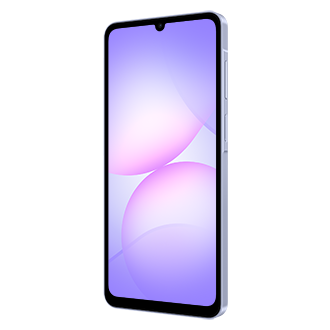 Galaxy A07s FrontR30 Light Violet 