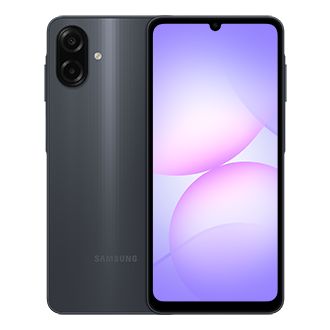 Galaxy A07s Front Black 