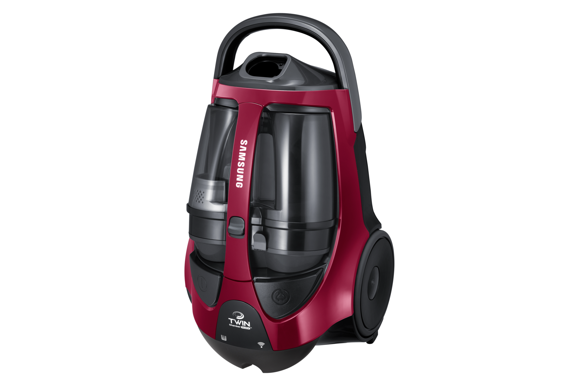Bagless Vacuum Cleaner Side Red 