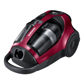 Bagless Vacuum Cleaner Side Red 