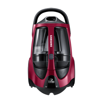 Bagless Vacuum Cleaner Front Red 