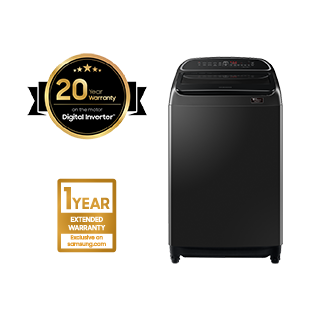 Machine à Laver Samsung Top 18kg Noir WA18T6260BV - Samsung Tunisie Couleur  Noir