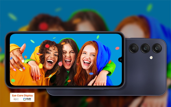شاشة Super AMOLED بدقة FHD+‎ ومقاس 6.5 بوصات