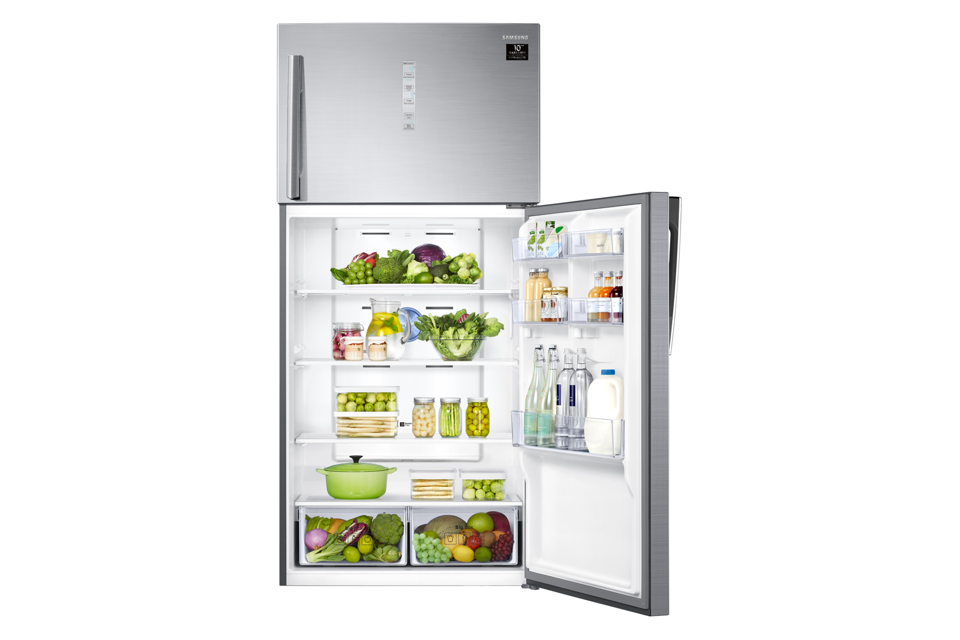 front-bottom-open-with-food Silver