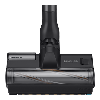 Jet95 Stick VC with More Advanced Cleaning Performance and HexaJet Motor Jet-Dual-Brush-Detail1 Blue 