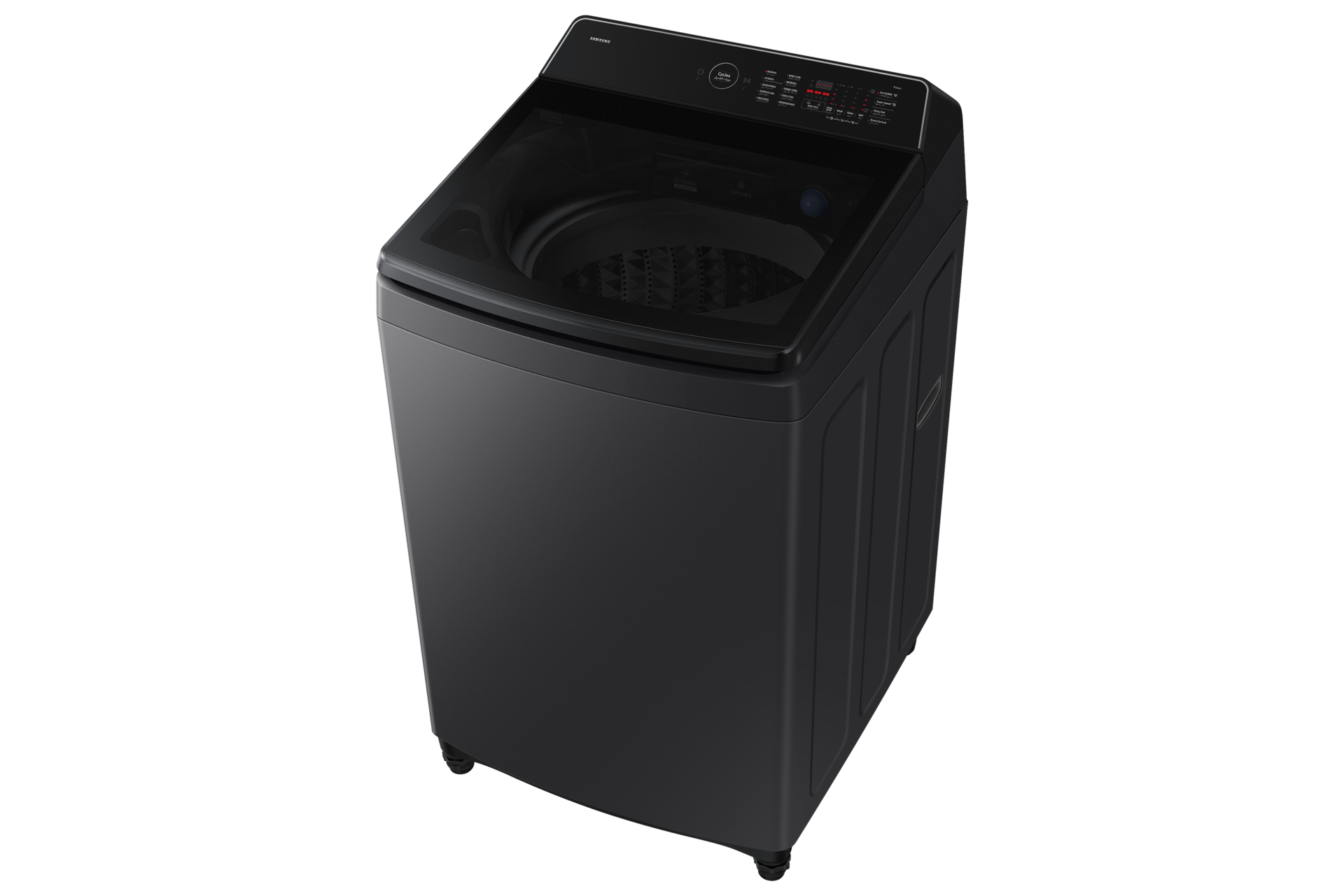 WA80F/24 Top load washer with AI Wash and Ecobubble™ R-Dynamic Charcoal Glass 