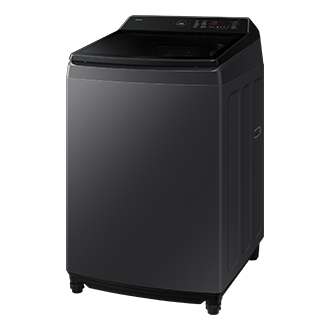 WA80F/24 Top load washer with AI Wash and Ecobubble™ R-Perspective Charcoal Glass 