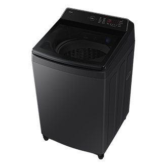 WA80F/24 Top load washer with AI Wash and Ecobubble™ R-Dynamic Charcoal Glass 