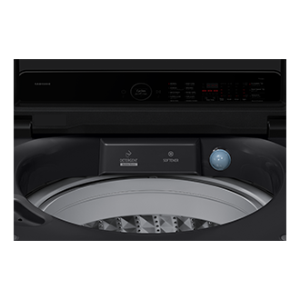 WA80F/24 Top load washer with AI Wash and Ecobubble™ Detail1 Charcoal Glass 