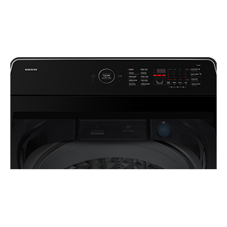 WA80F/24 Top load washer with AI Wash and Ecobubble™ Detail2 Charcoal Glass 