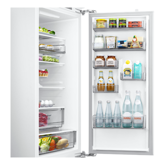 BRB80F Bottom Mount Freezer with Twin Cooling Detail11-Half-Door-Bin White 