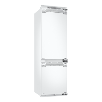 BRB80F Bottom Mount Freezer with Twin Cooling L-Perspective White 