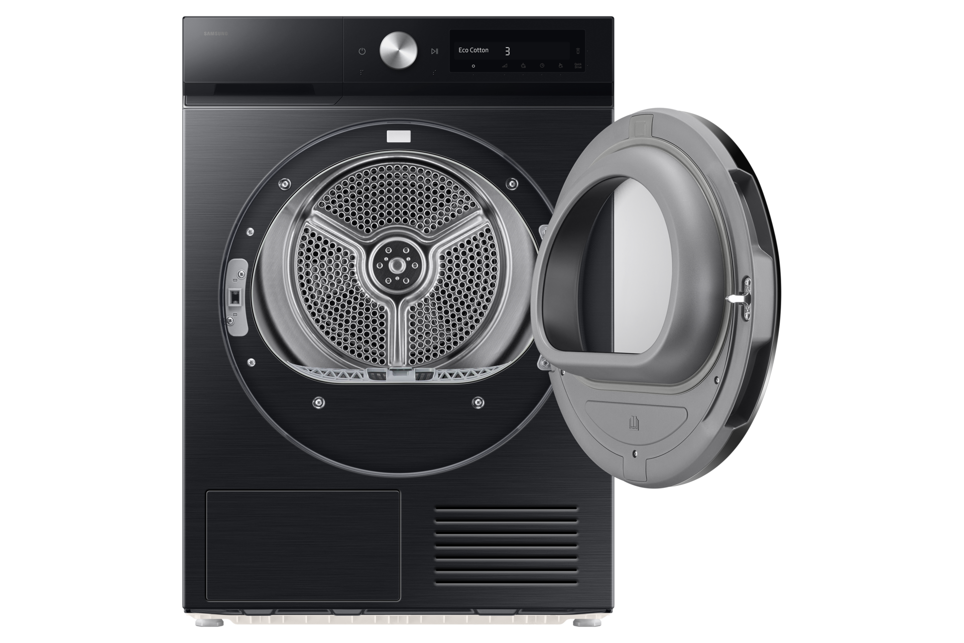 Laundry Dryer with A Energy Efficiency Rating_ Front-Open Black 