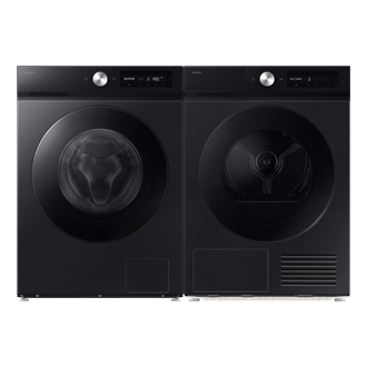 Laundry Dryer with A Energy Efficiency Rating_ Front-Pair Black 