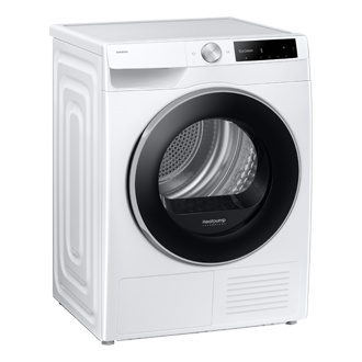 Laundry Dryer with A Energy Efficiency Rating and AI Dry+ L-Perspective White 